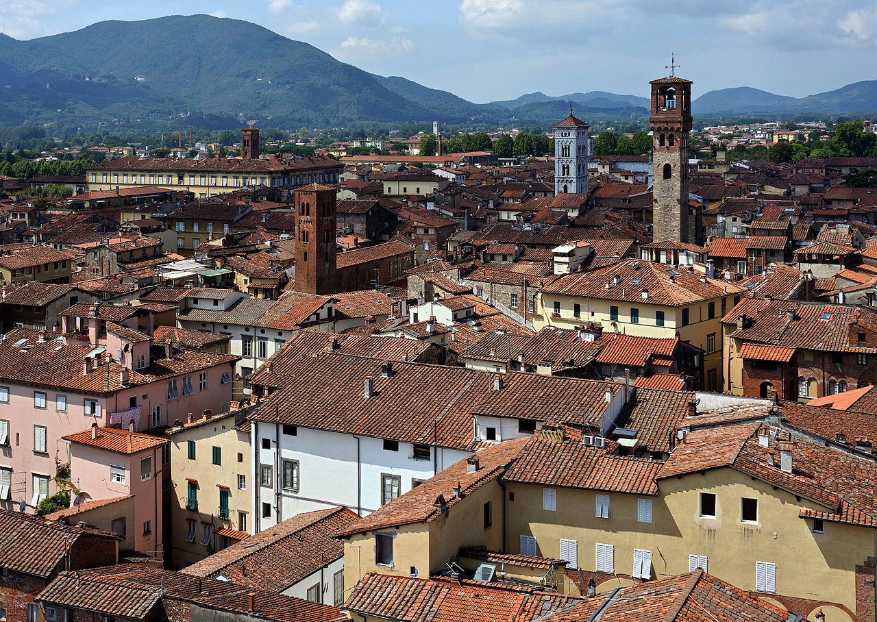 Lucca seen from Torre Guinigi